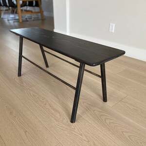 Wood H21 Bench, Black
